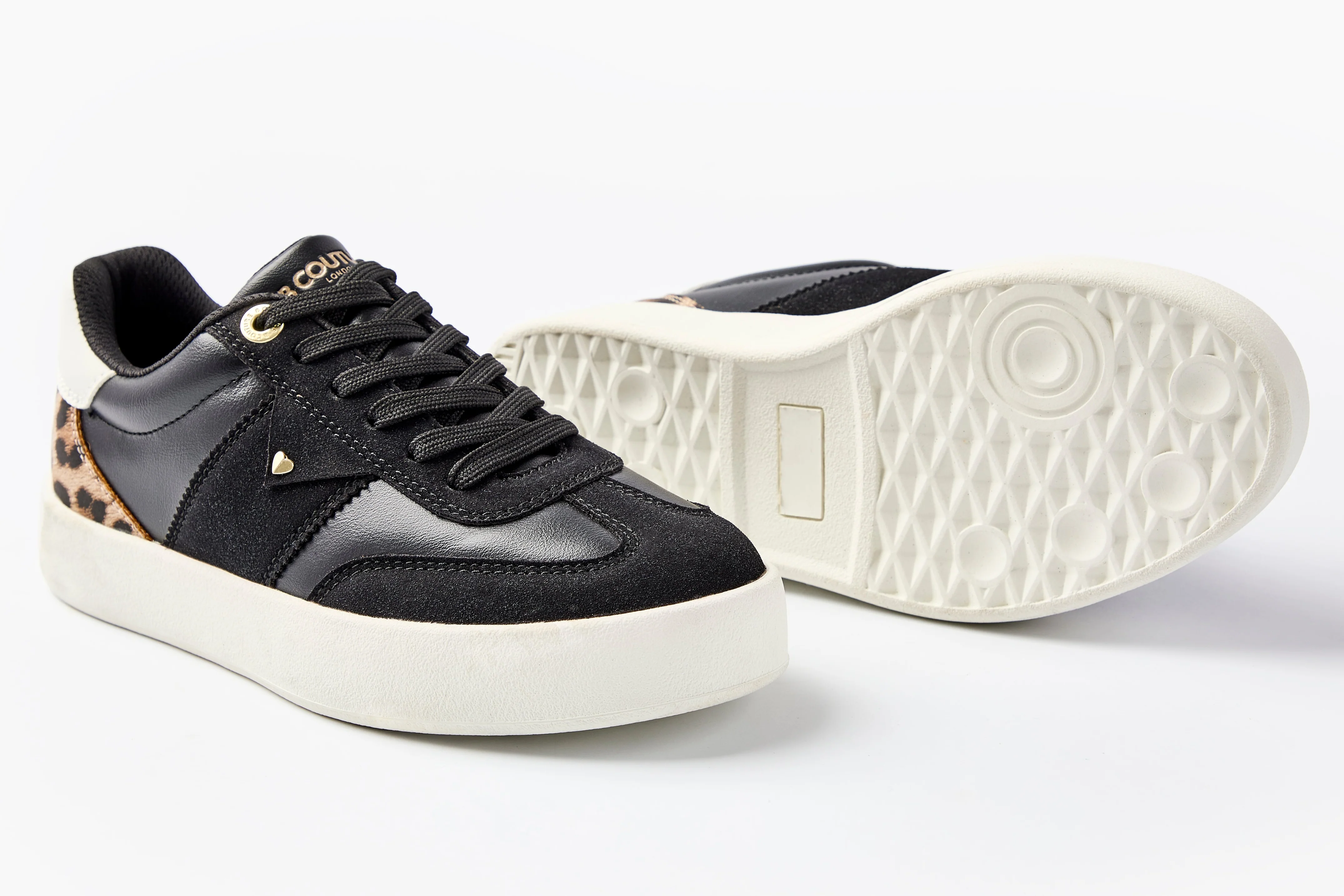 Ampton Low-Profile Trainer - Black/Leopard - Image 7