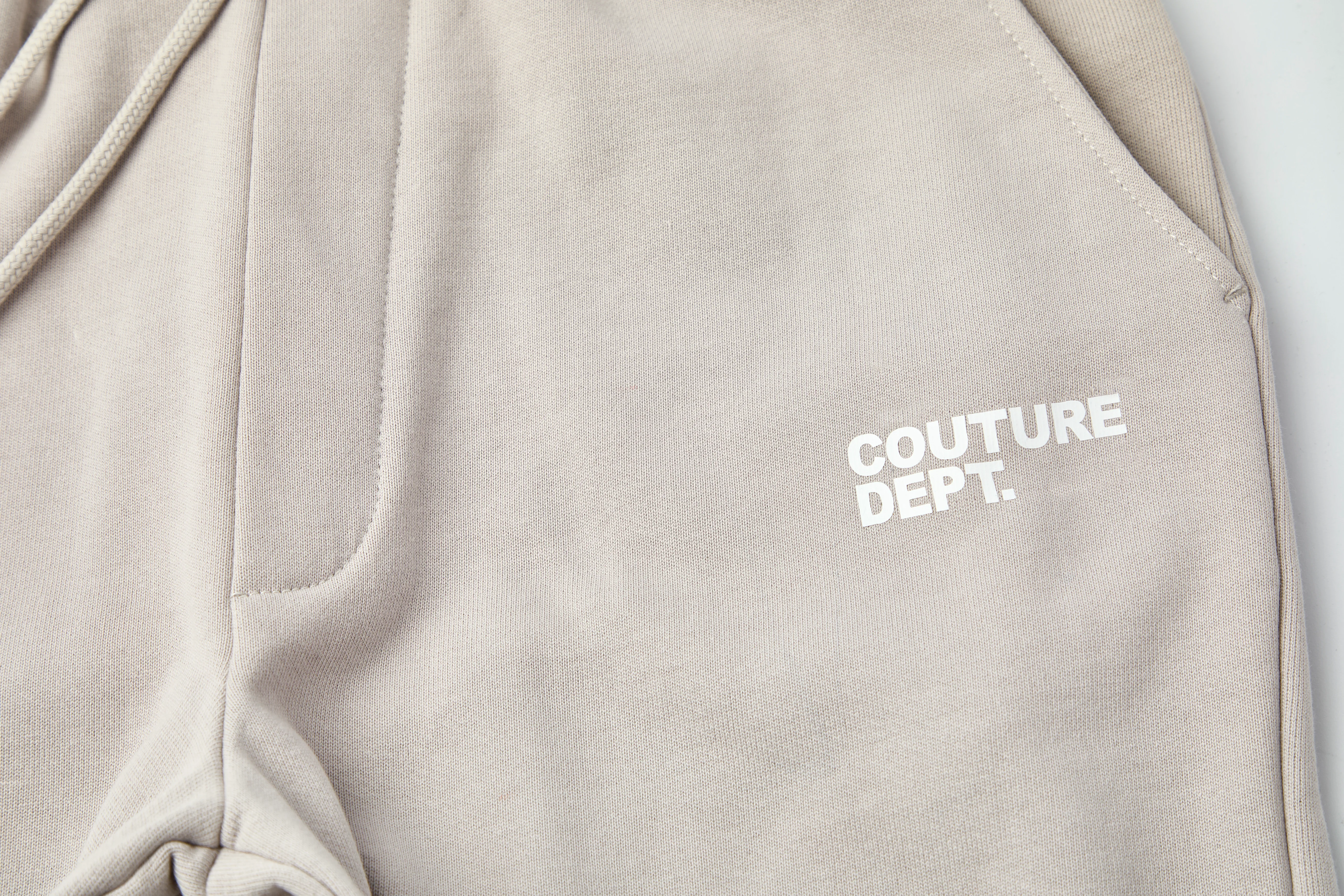 Heavyweight Oversized Couture Dept Joggers - Grey - Image 3