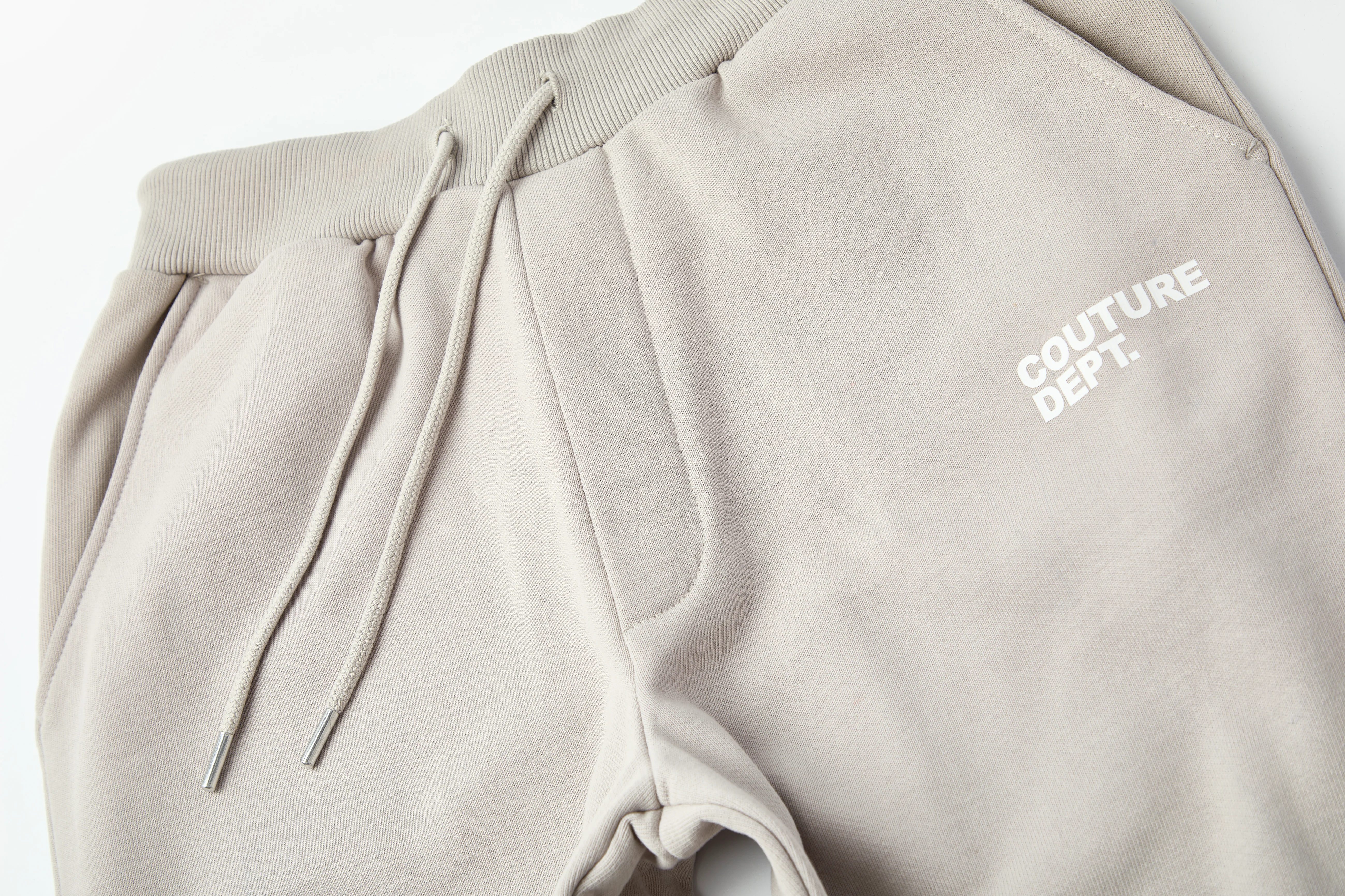 Heavyweight Oversized Couture Dept Joggers - Grey - Image 4