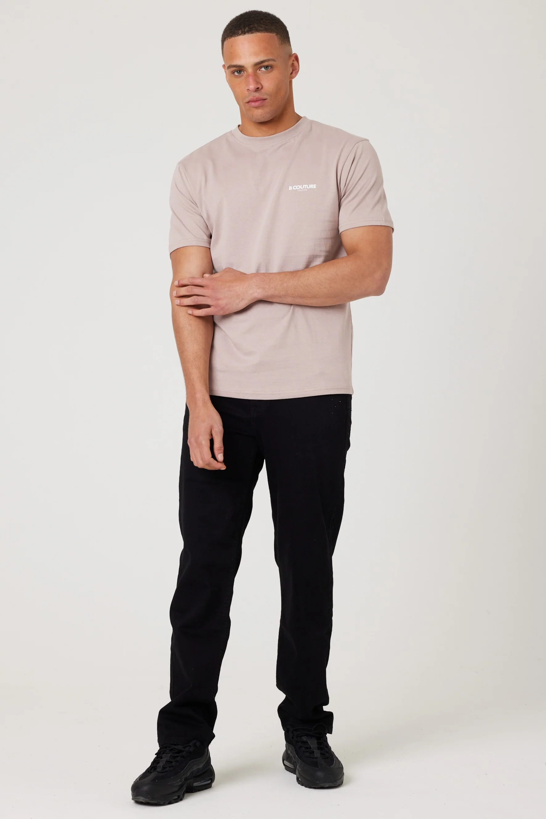 Boston Street Regular Fit Cotton T-Shirt - Beige - Image 3