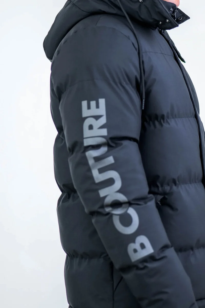 Earlham Boys Puffer Jacket - Black - Image 5