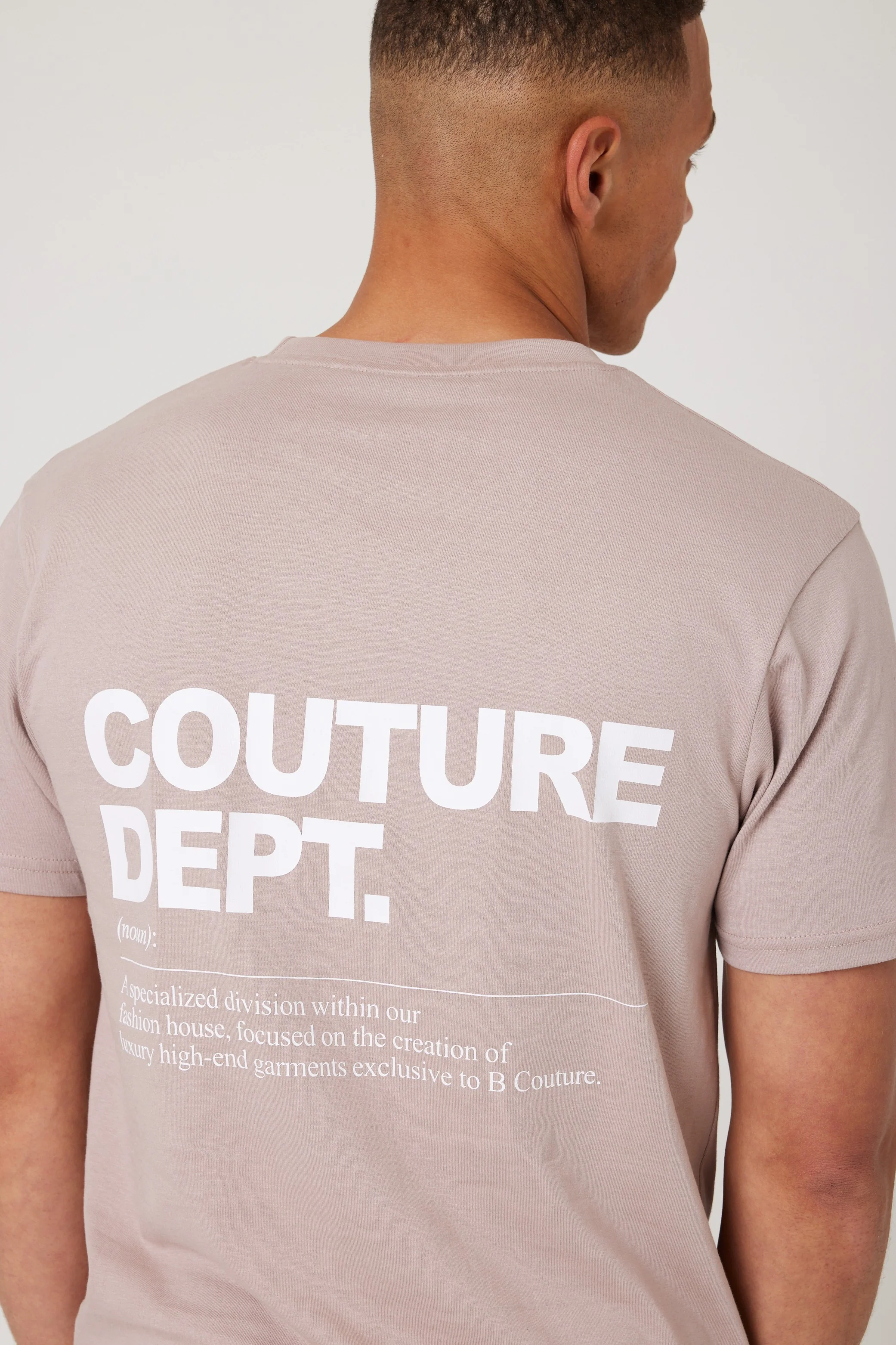 Haydon Walk Regular Fit Cotton T-Shirt - Beige - Image 6