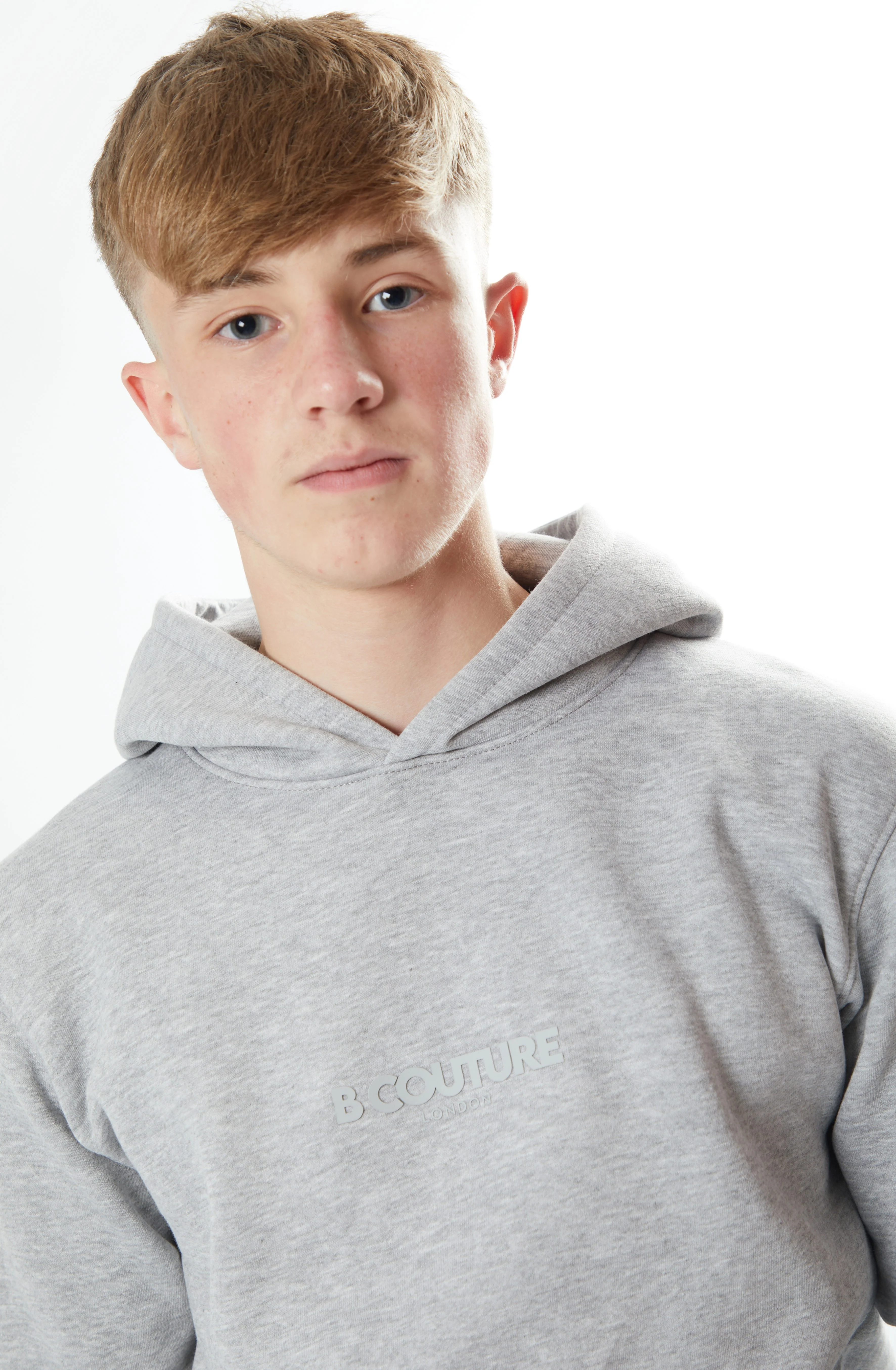 Holmdale Junior Tracksuit - Grey Marl - Image 4