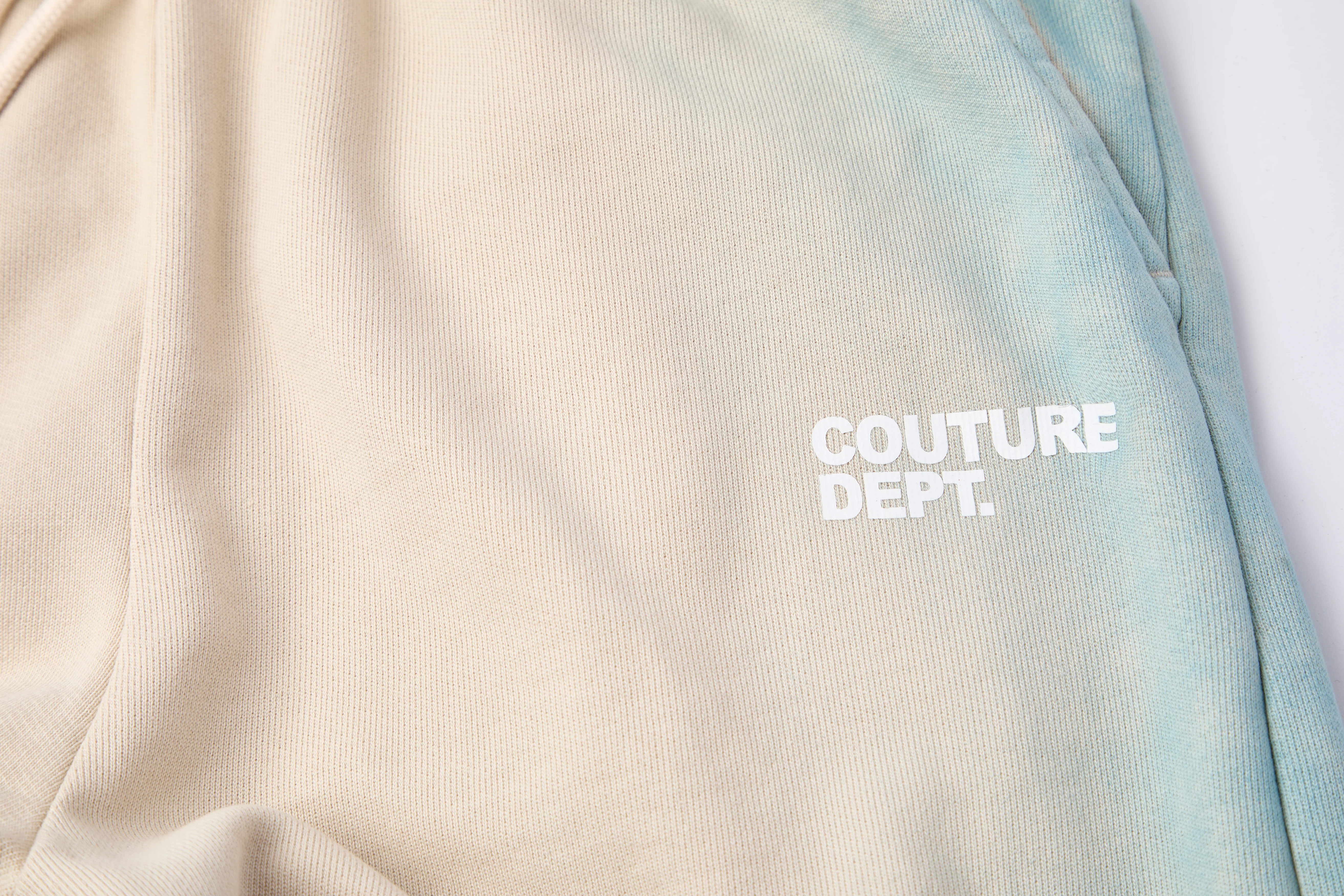 Heavyweight Oversized Couture Dept Cargo Joggers - Cream - Image 3