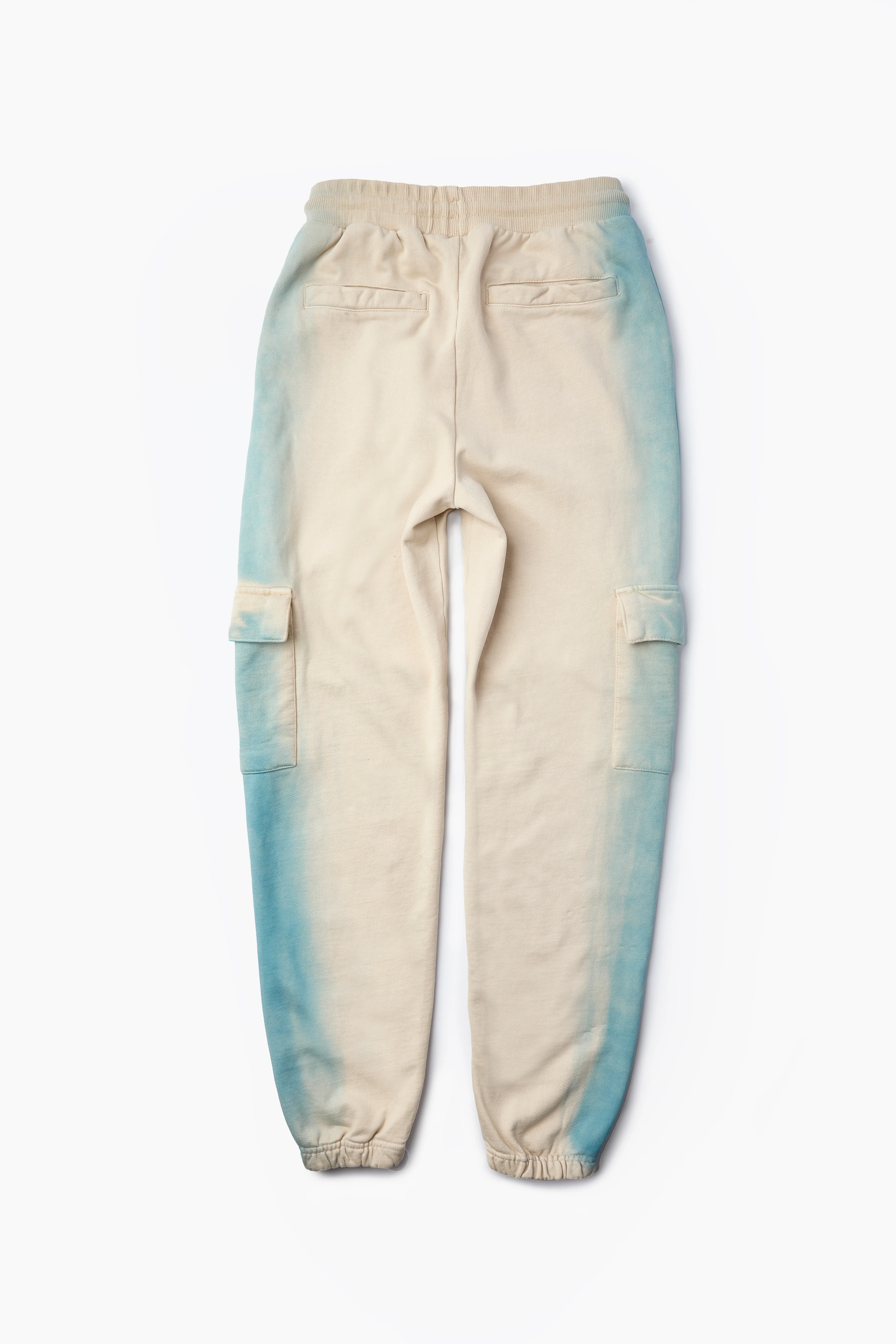 Heavyweight Oversized Couture Dept Cargo Joggers - Cream - Image 4