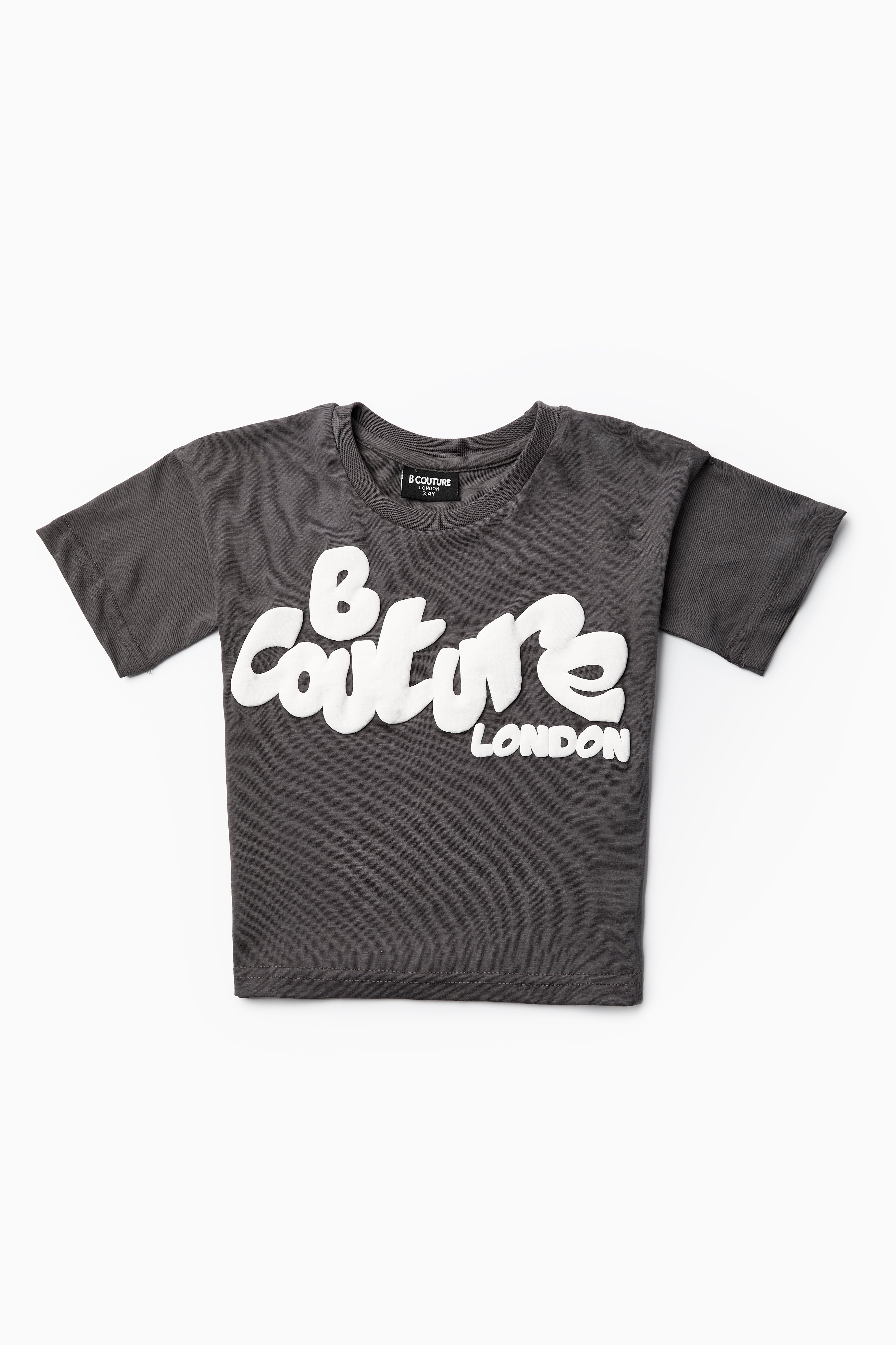 Arlington Childrens Shorts & T-Shirt Set - Charcoal - Image 4