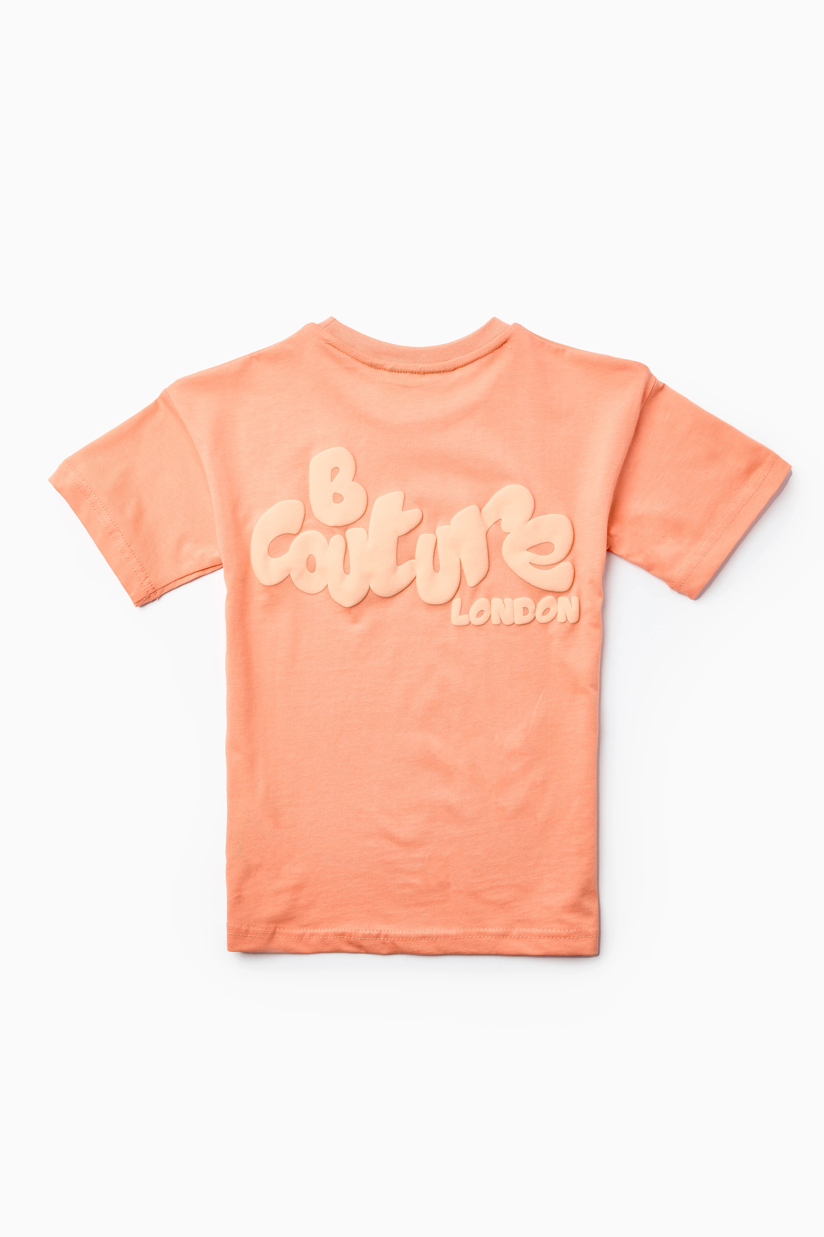 Harper Girls Shorts & T-Shirt Set - Coral - Image 4