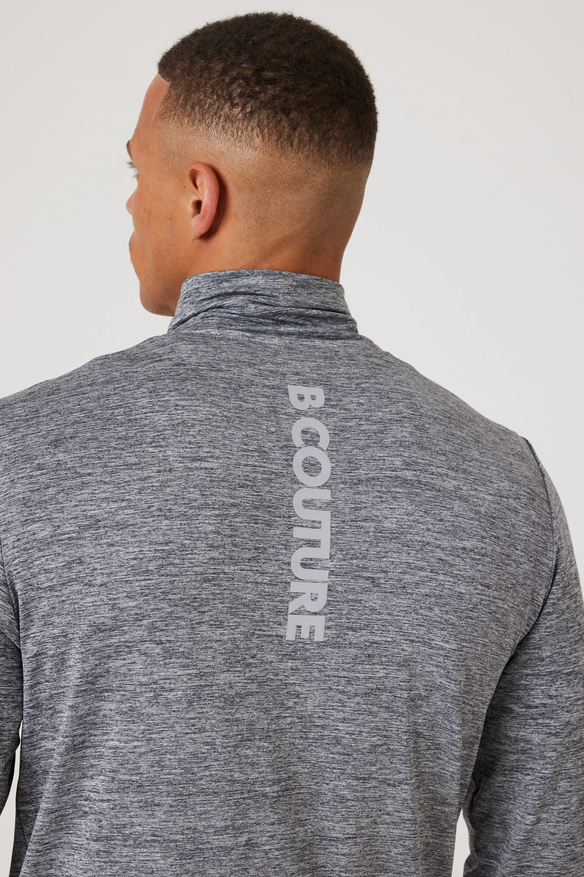 Moreton Gym Shorts, Quarter-Zip Top & T-Shirt Set - Grey - Image 4