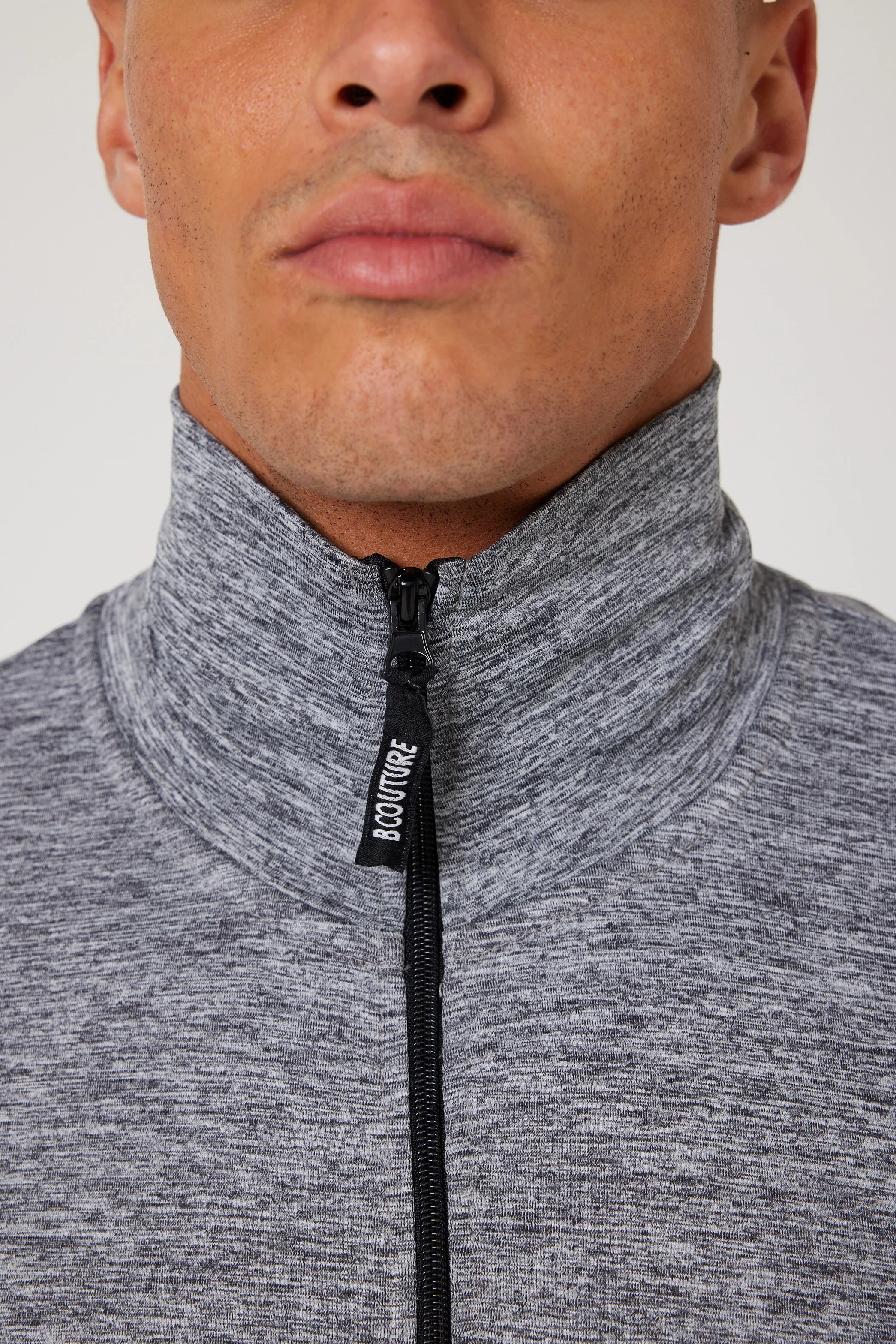 Moreton Gym Shorts, Quarter-Zip Top & T-Shirt Set - Grey - Image 5