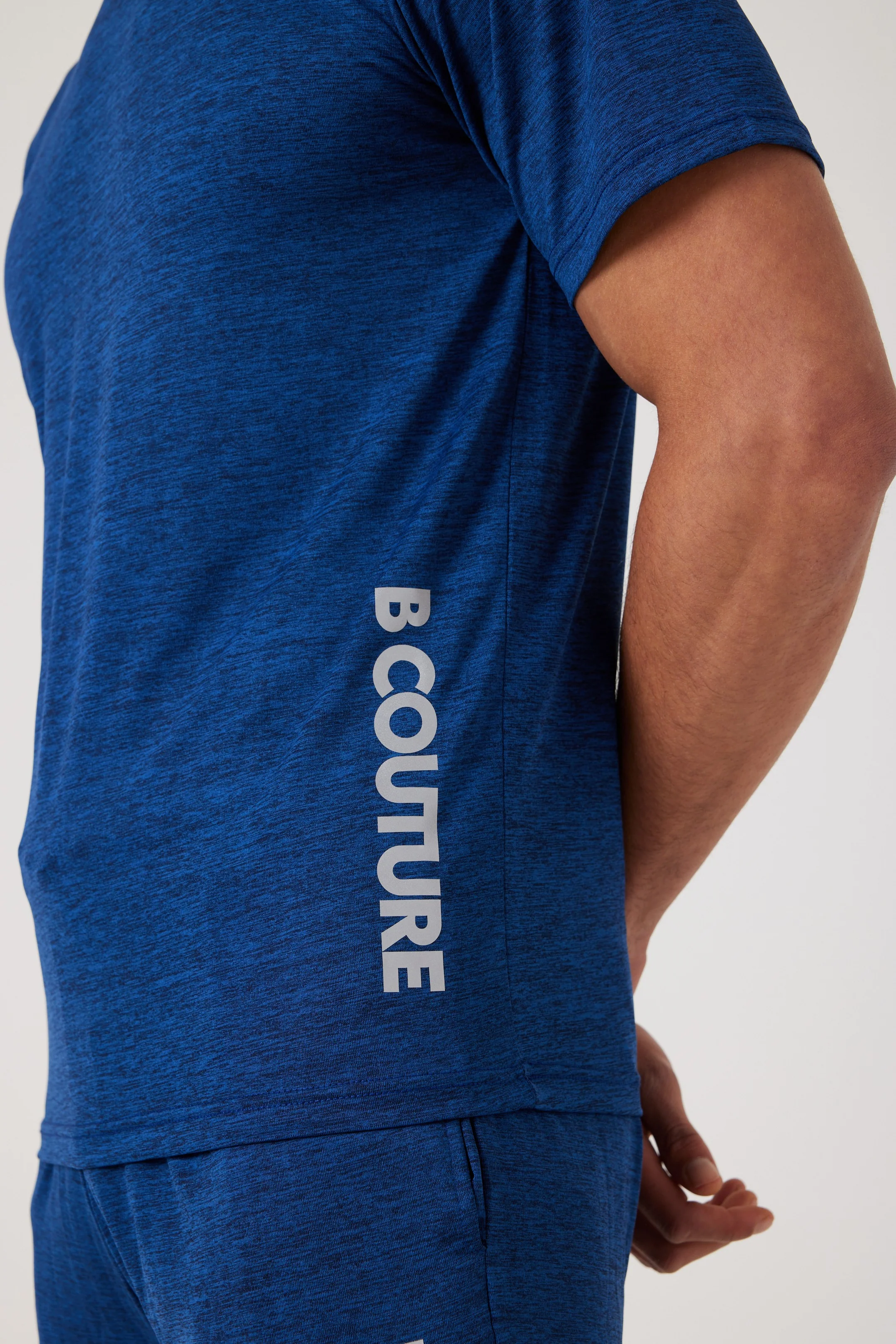 Moreton Gym Shorts, Quarter-Zip Top & T-Shirt Set - Navy - Image 4