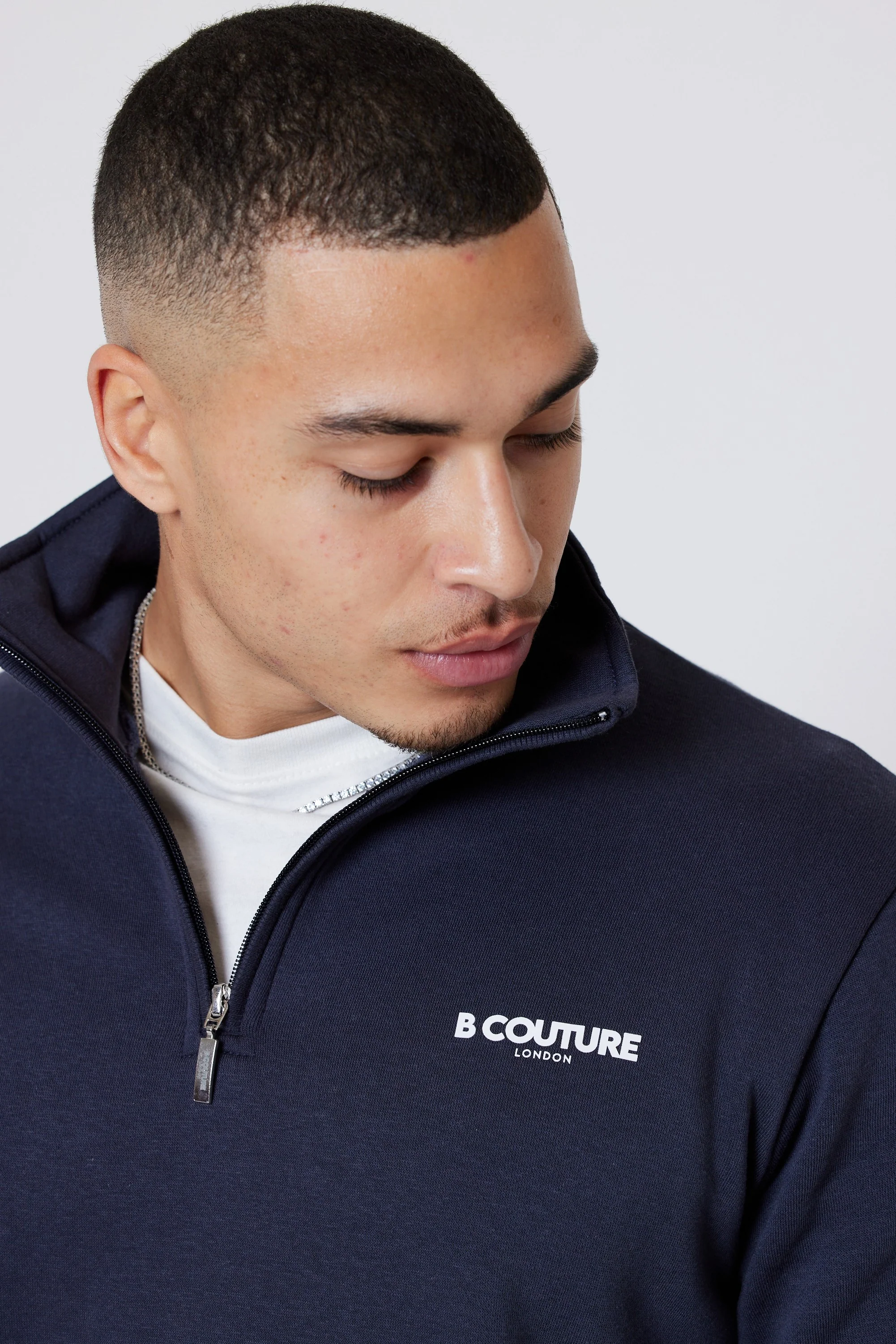 Pensbury 3-Pack Fleece 1/4 Zip Jumper- Black/Navy/Grey - Image 11