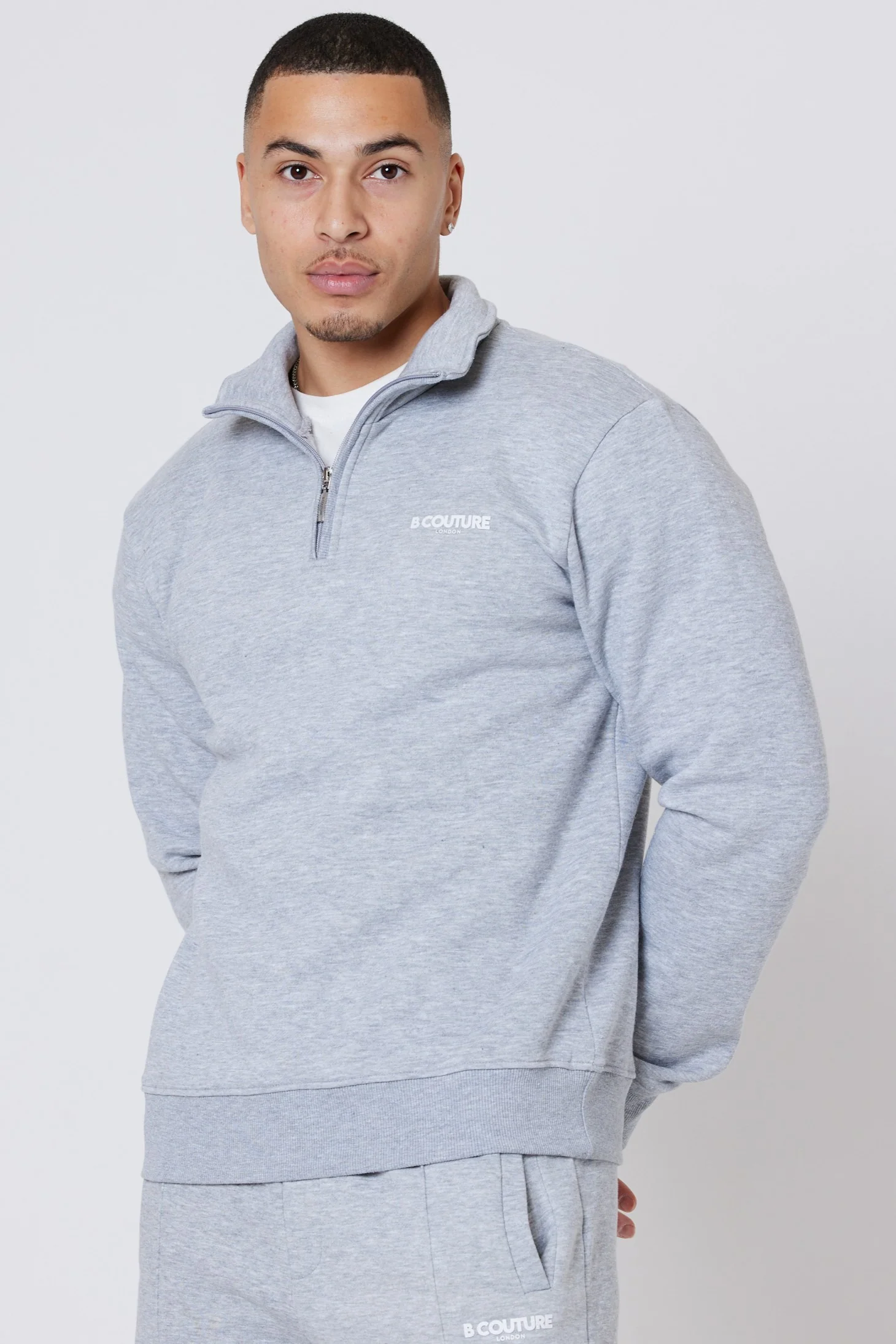 Pensbury 3-Pack Fleece 1/4 Zip Jumper- Black/Navy/Grey - Image 4