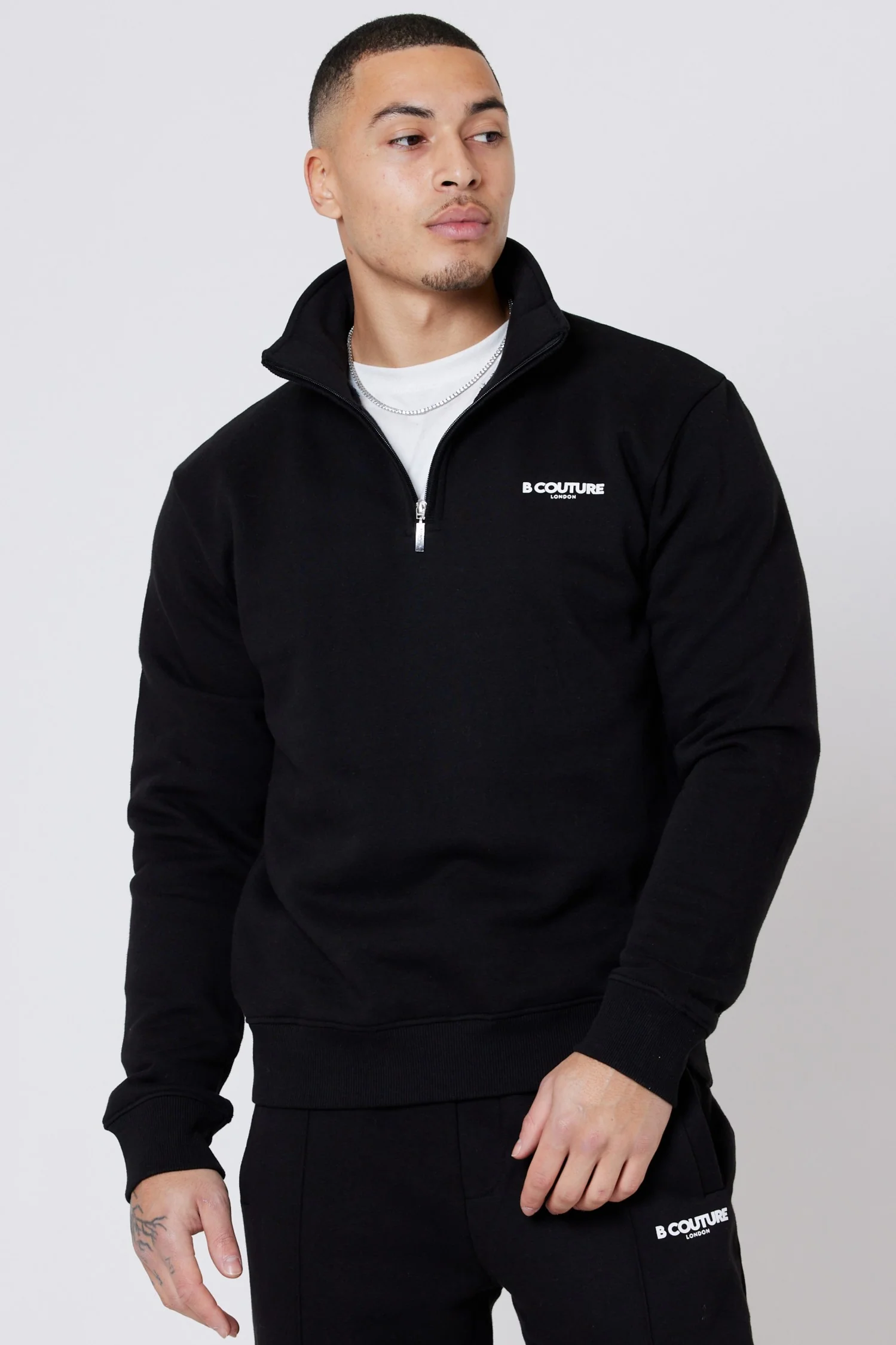 Pensbury 3-Pack Fleece 1/4 Zip Jumper- Black/Navy/Grey - Image 5