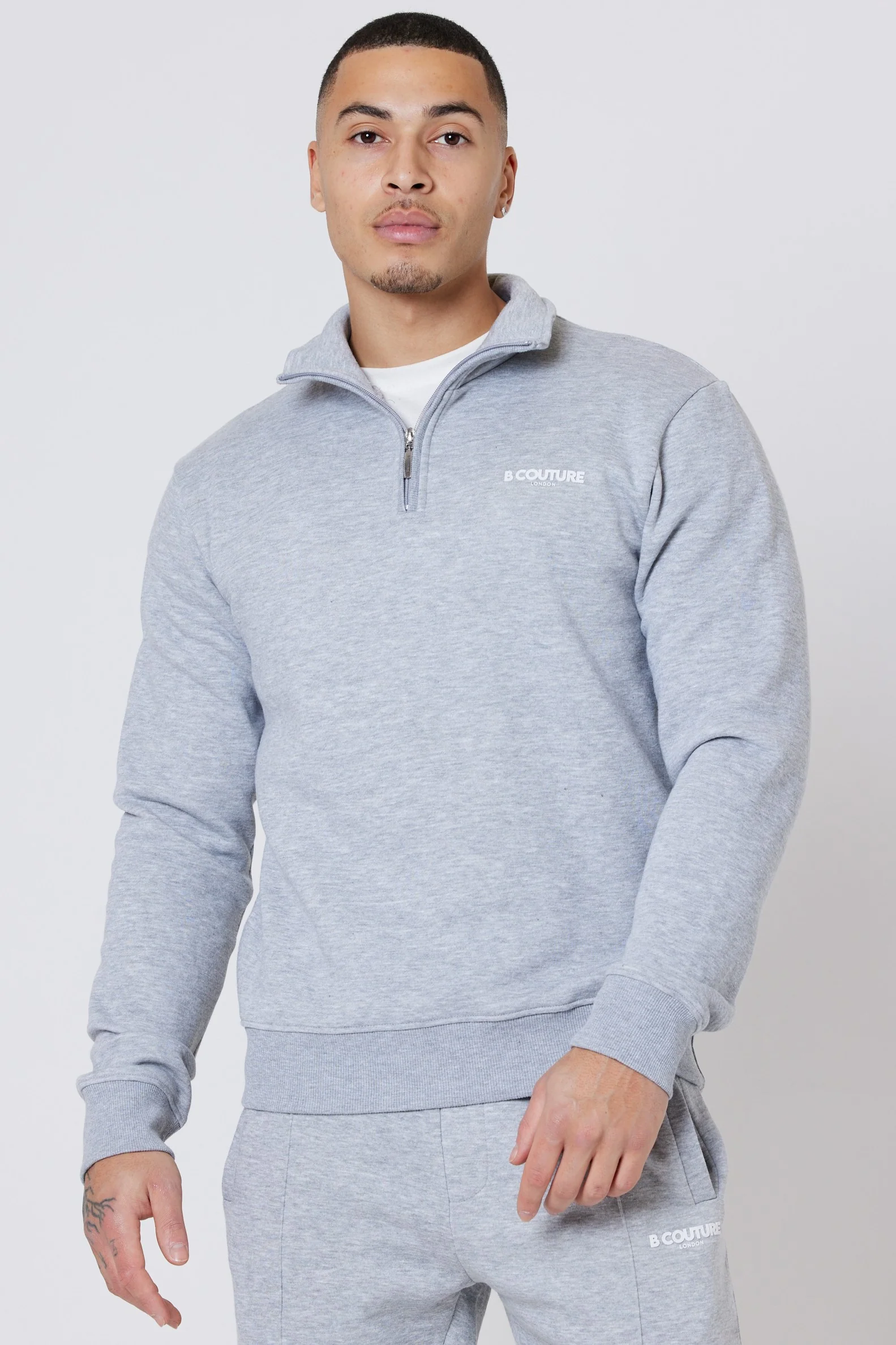 Pensbury 3-Pack Fleece 1/4 Zip Jumper- Black/Navy/Grey - Image 7