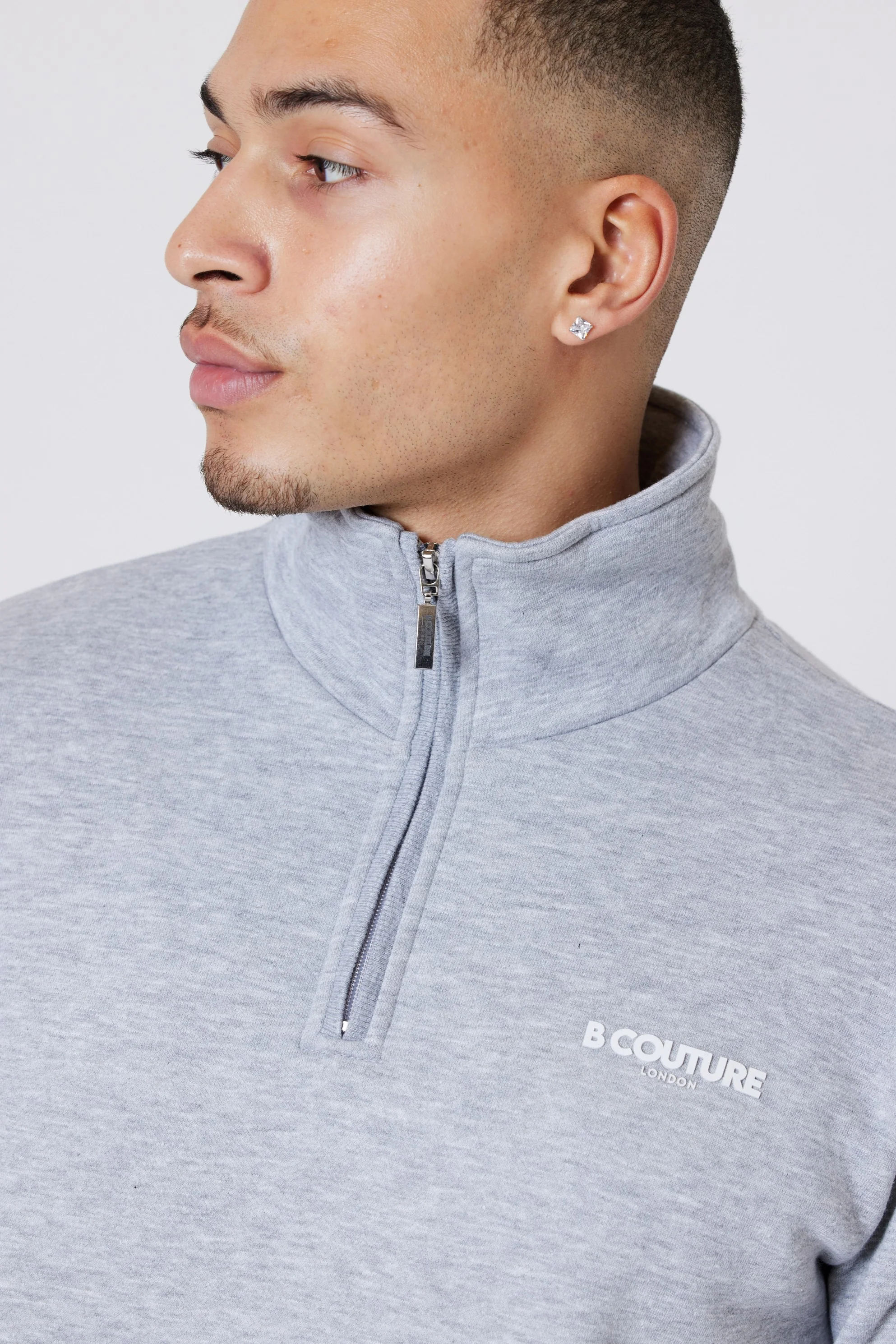 Pensbury 3-Pack Fleece 1/4 Zip Jumper- Black/Navy/Grey - Image 9