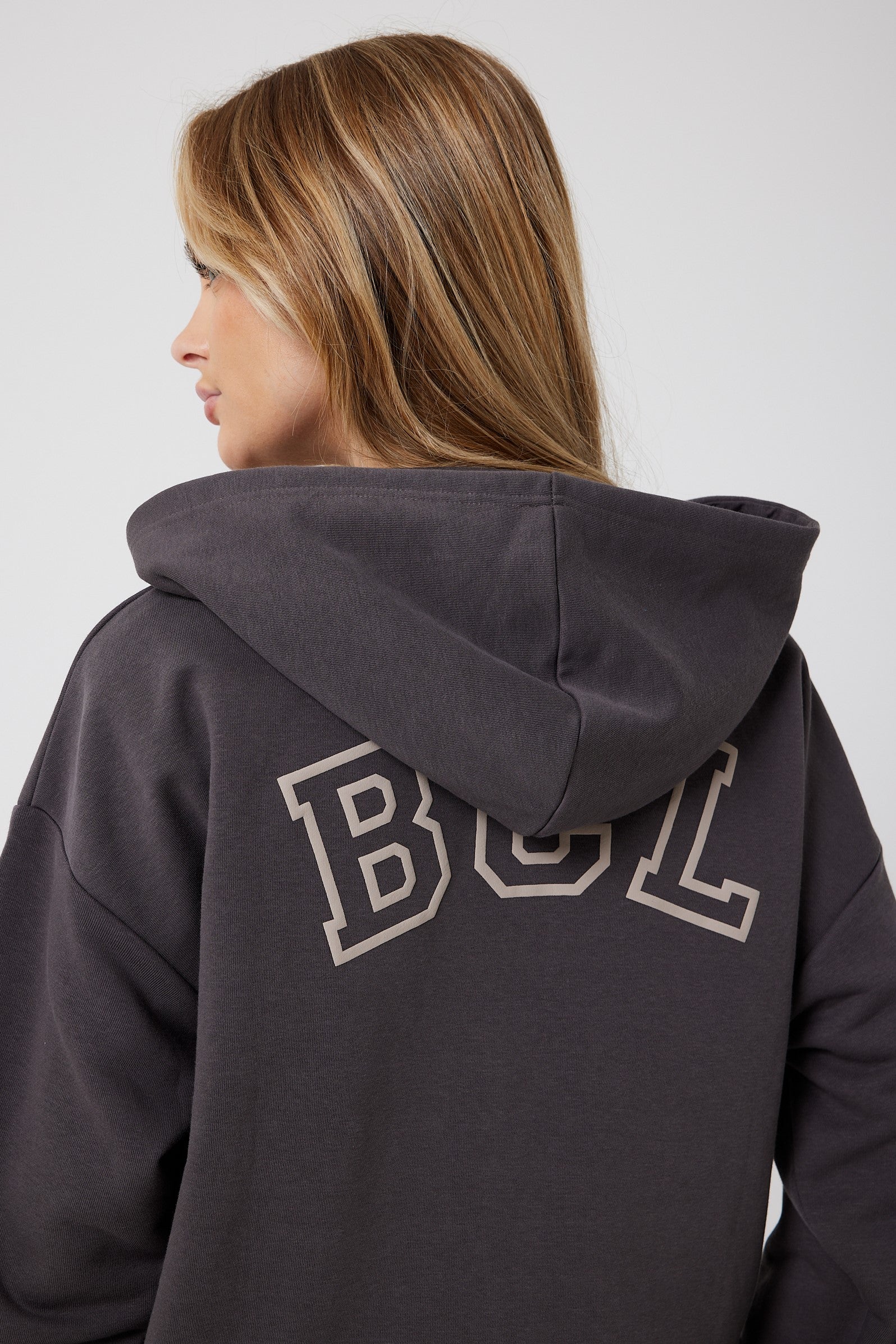 Ralph Street Wide Leg Tracksuit - Grey/Mocha - Image 6