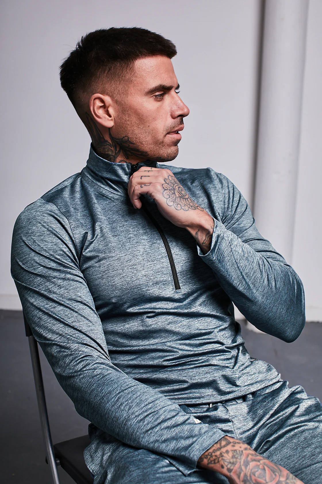 Tufnell Park Triple Set Activewear - Blue - Image 4