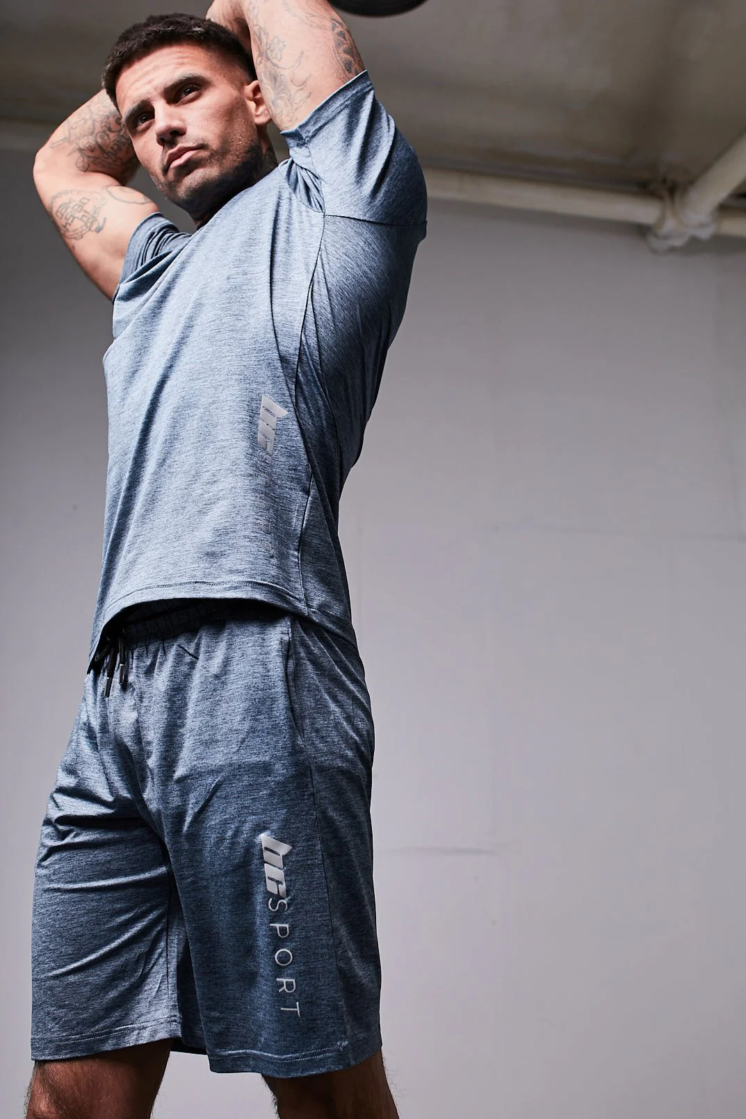 Tufnell Park Triple Set Activewear - Blue - Image 6