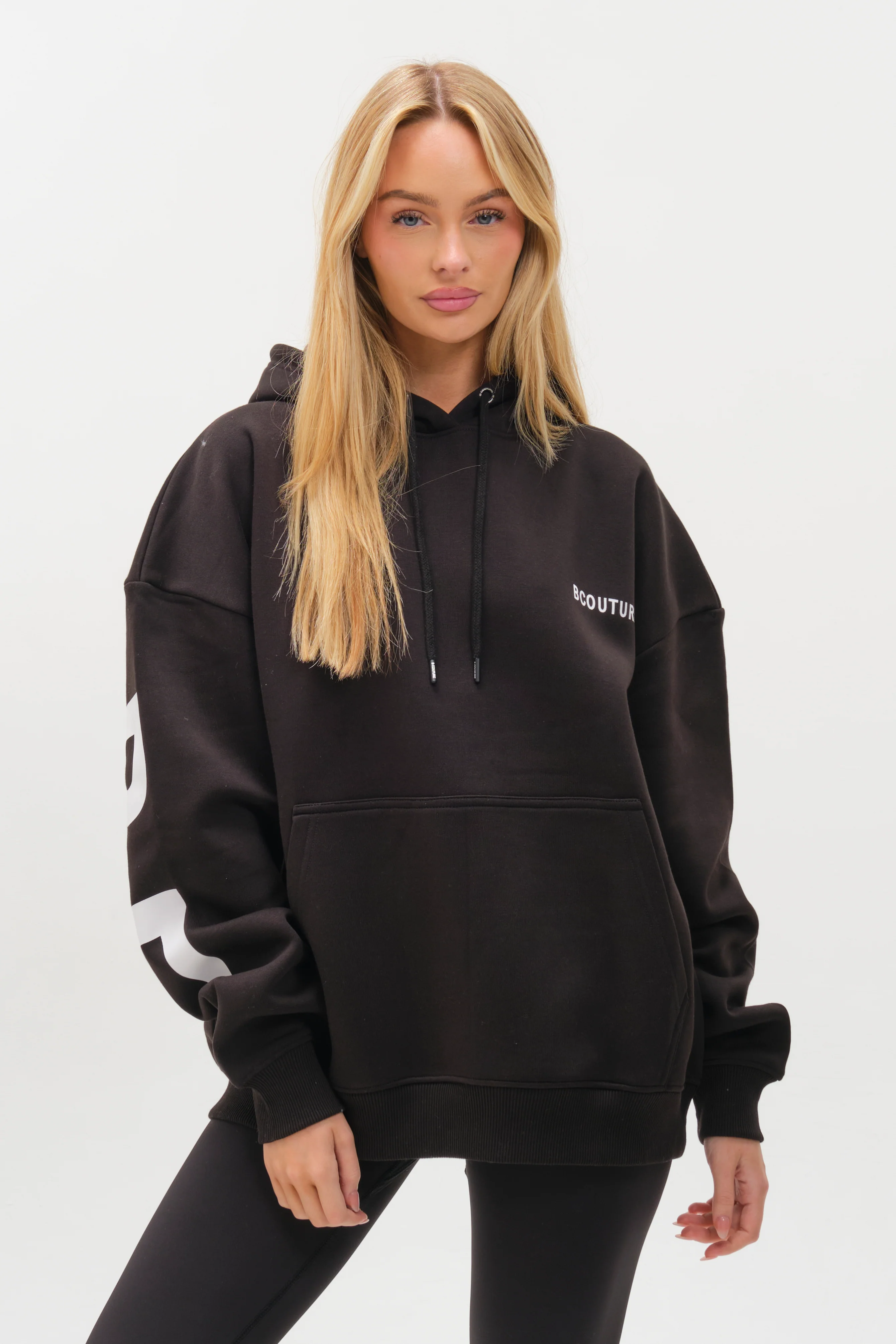 VXN Leggings & Hoodie Set - Black - Image 3