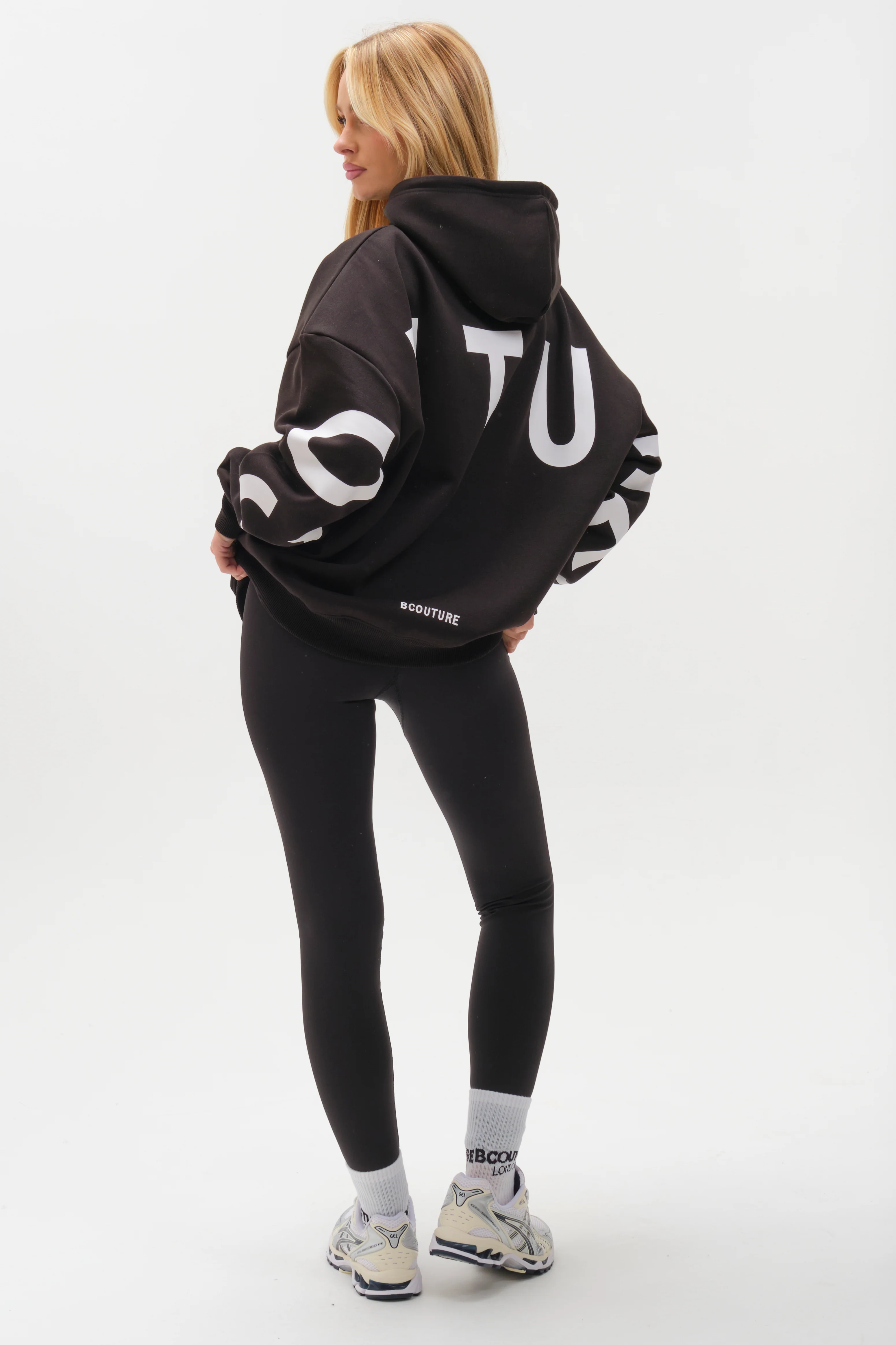 VXN Leggings & Hoodie Set - Black - Image 4