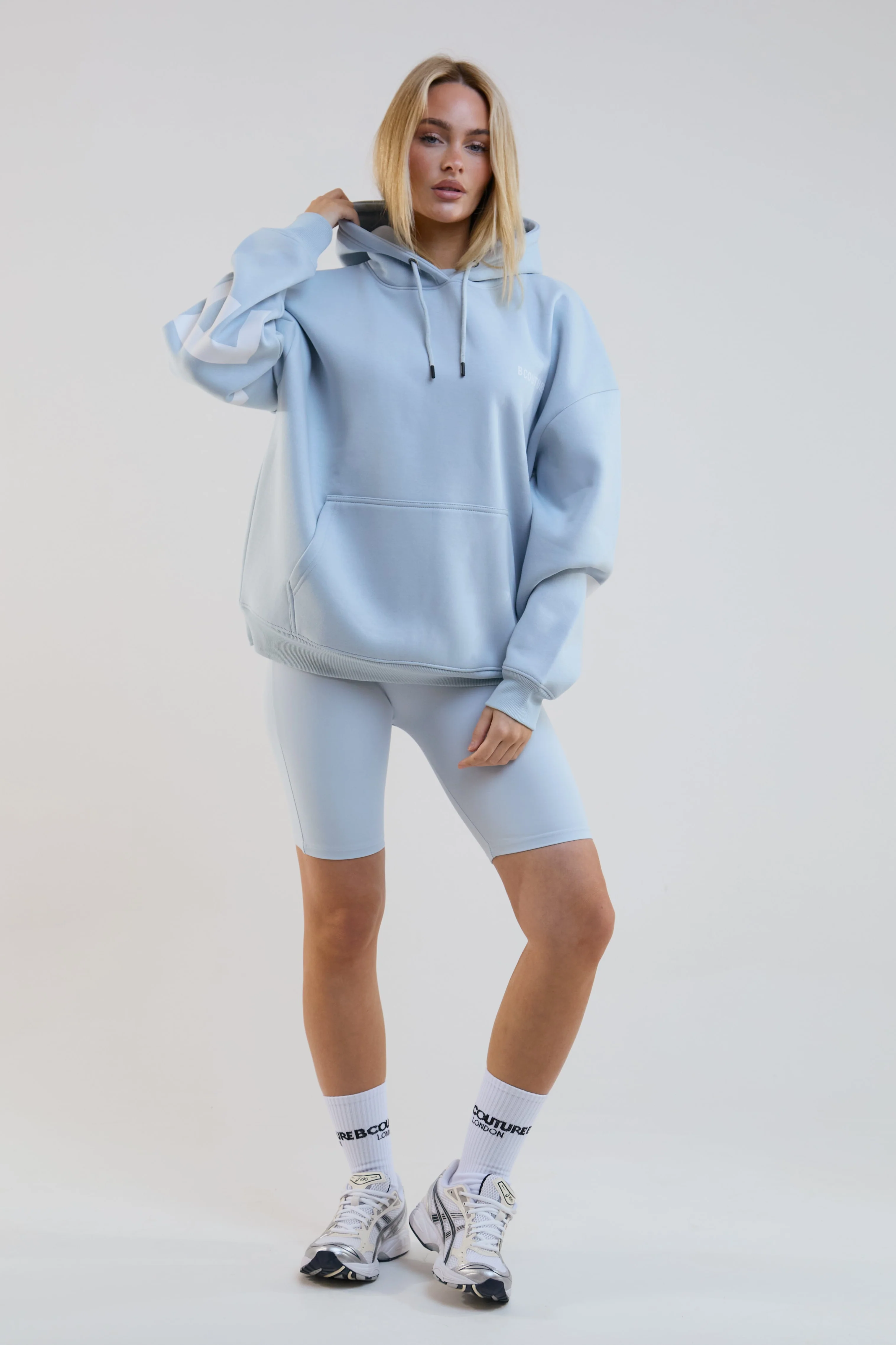 VXN Cycling Shorts, Hoodie & T-Shirt Set - Blue - Image 3