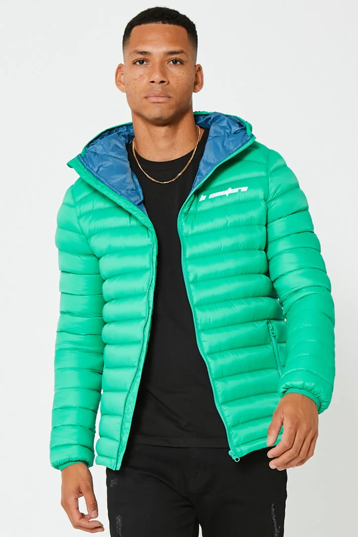 Wandsworth Down Jacket - Green - Image 3