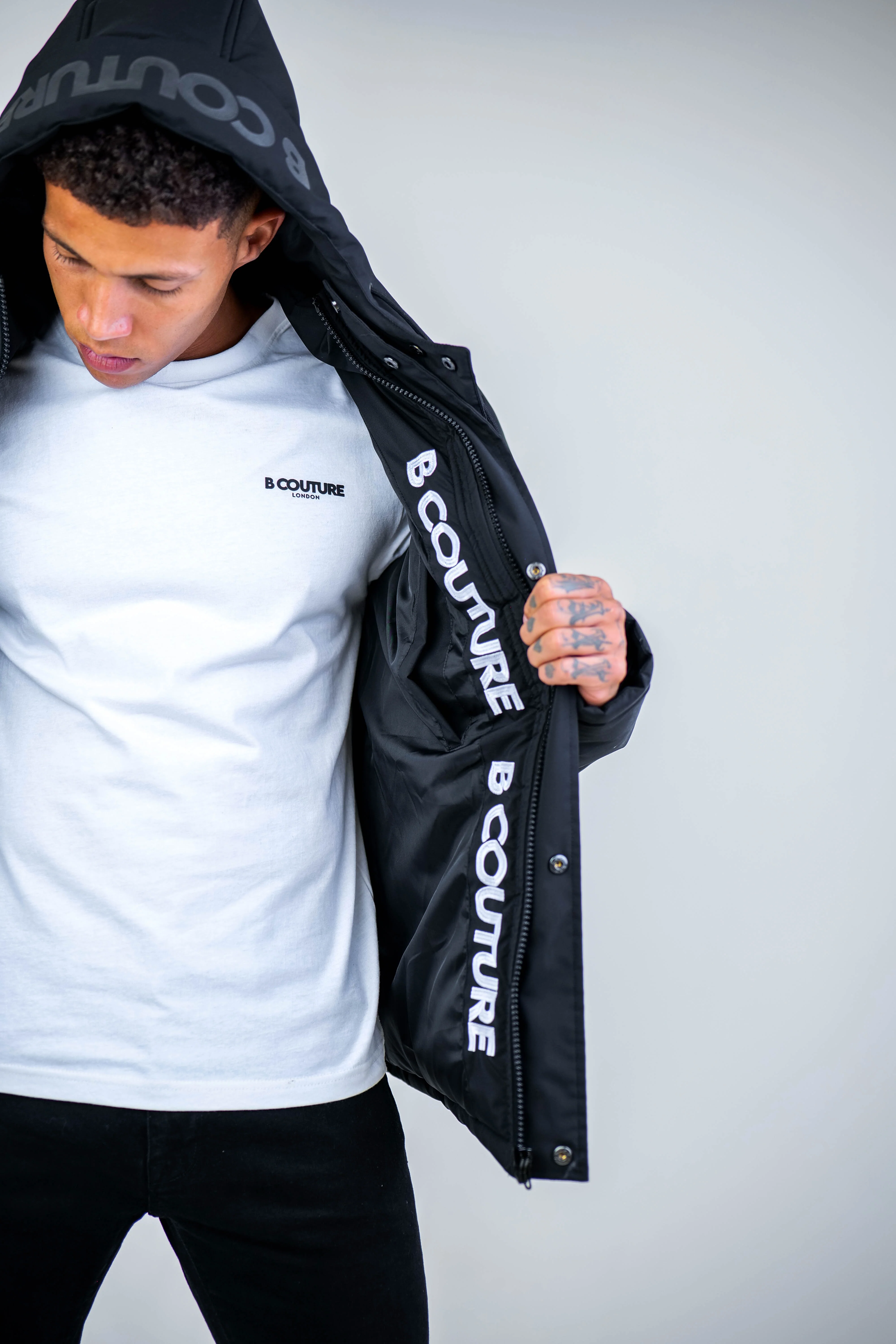 Arctic Puffer Jacket - Black - Image 5