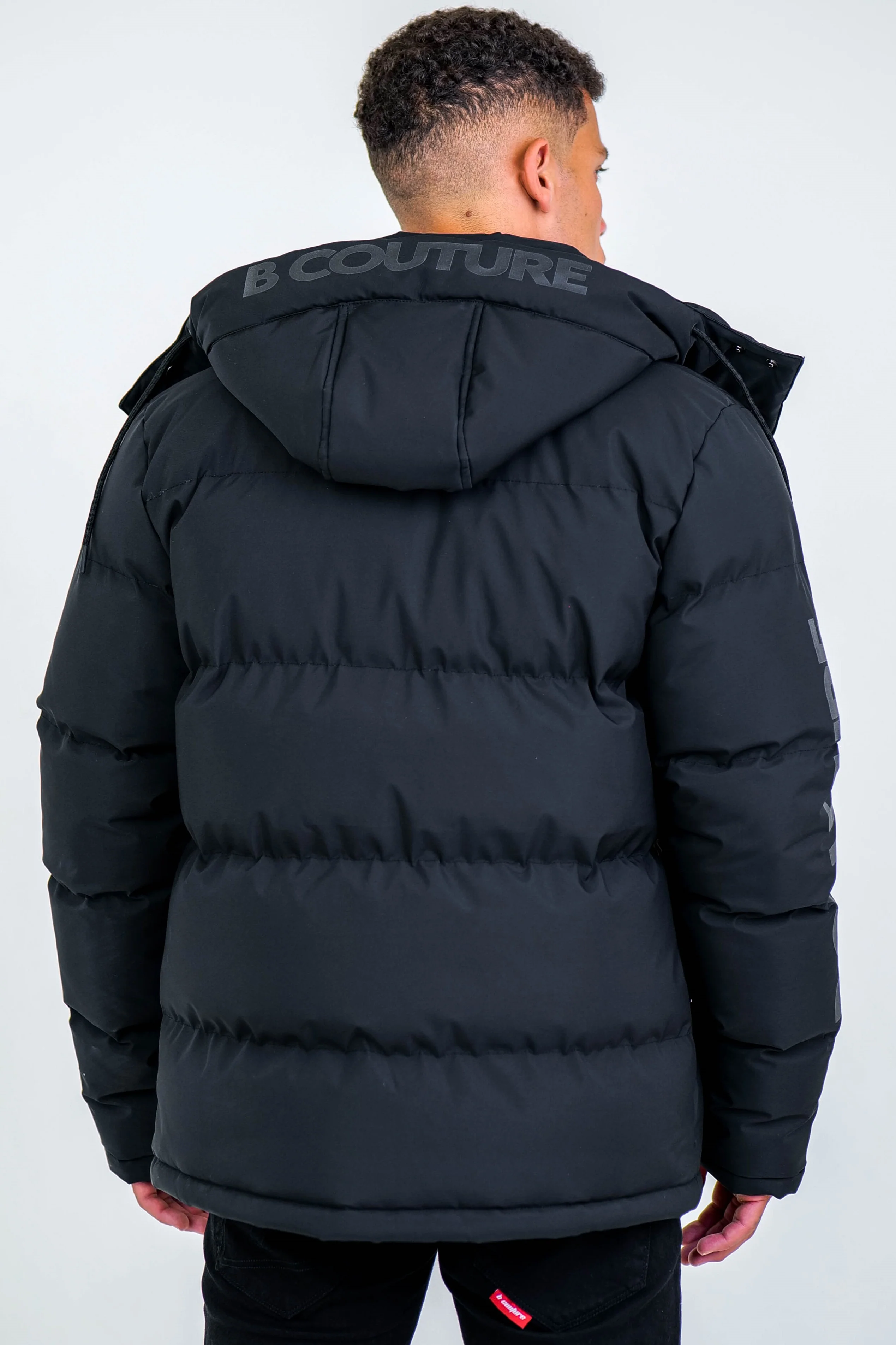 Arctic Puffer Jacket - Black - Image 9