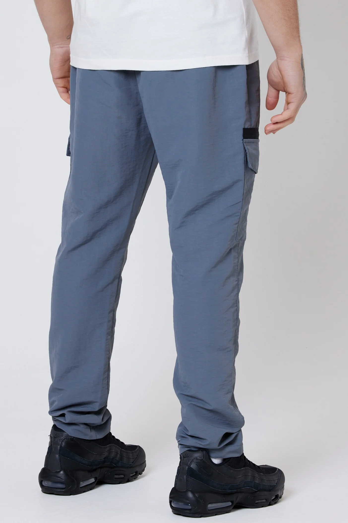 Westmore Land Tech Cargo Joggers - Grey - Image 5