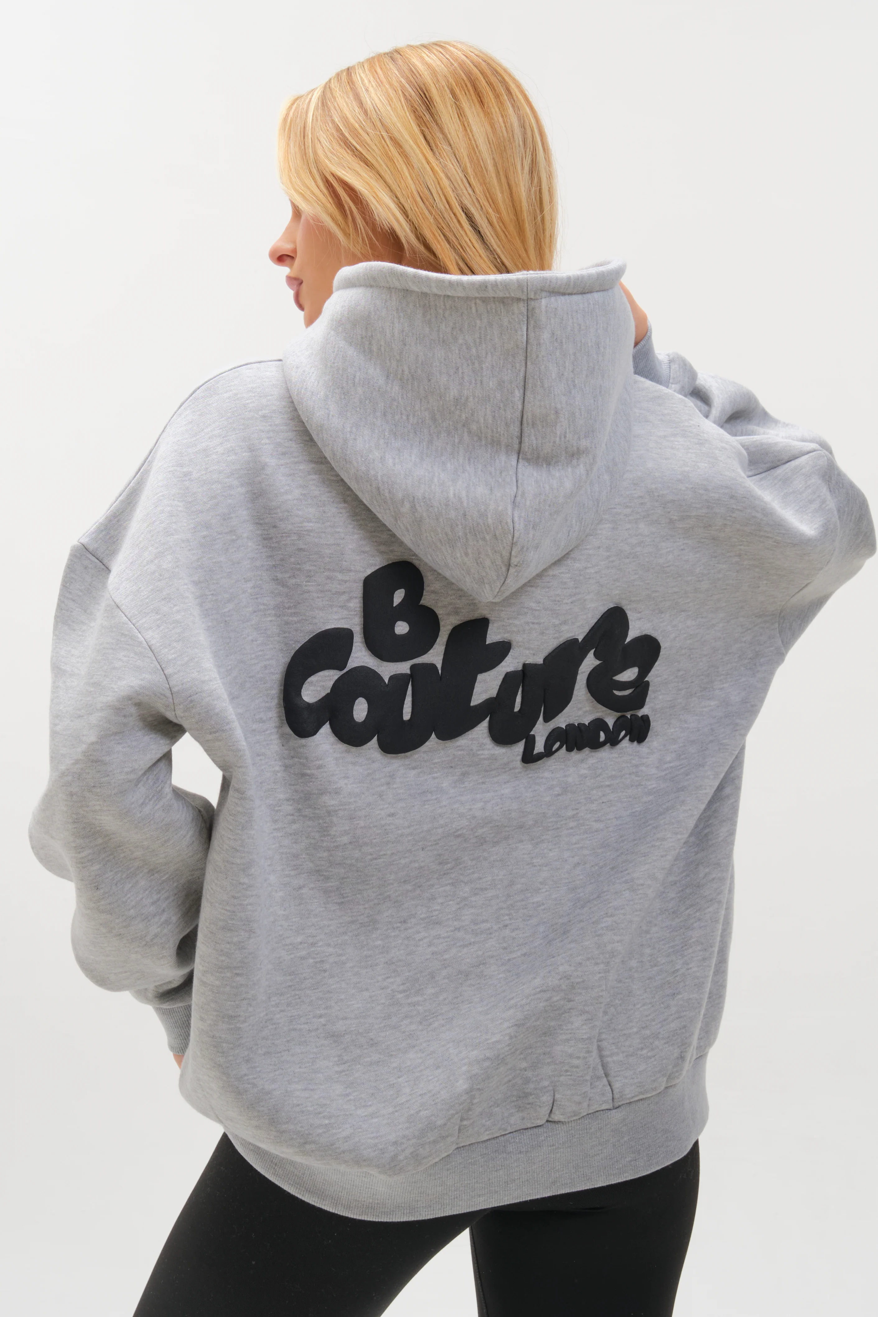 Westwood Oversized Hoodie - Grey Marl - Image 4